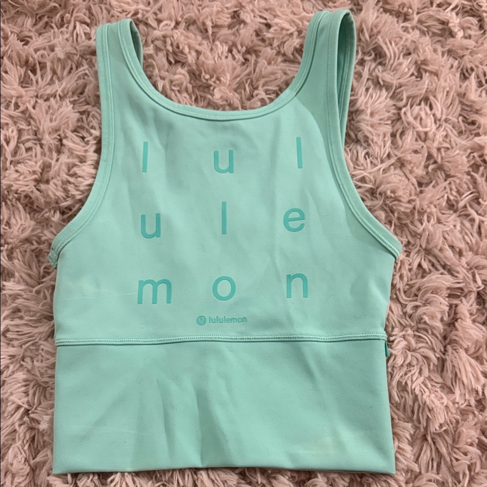 lululemon athletica Mint Green Crop Top